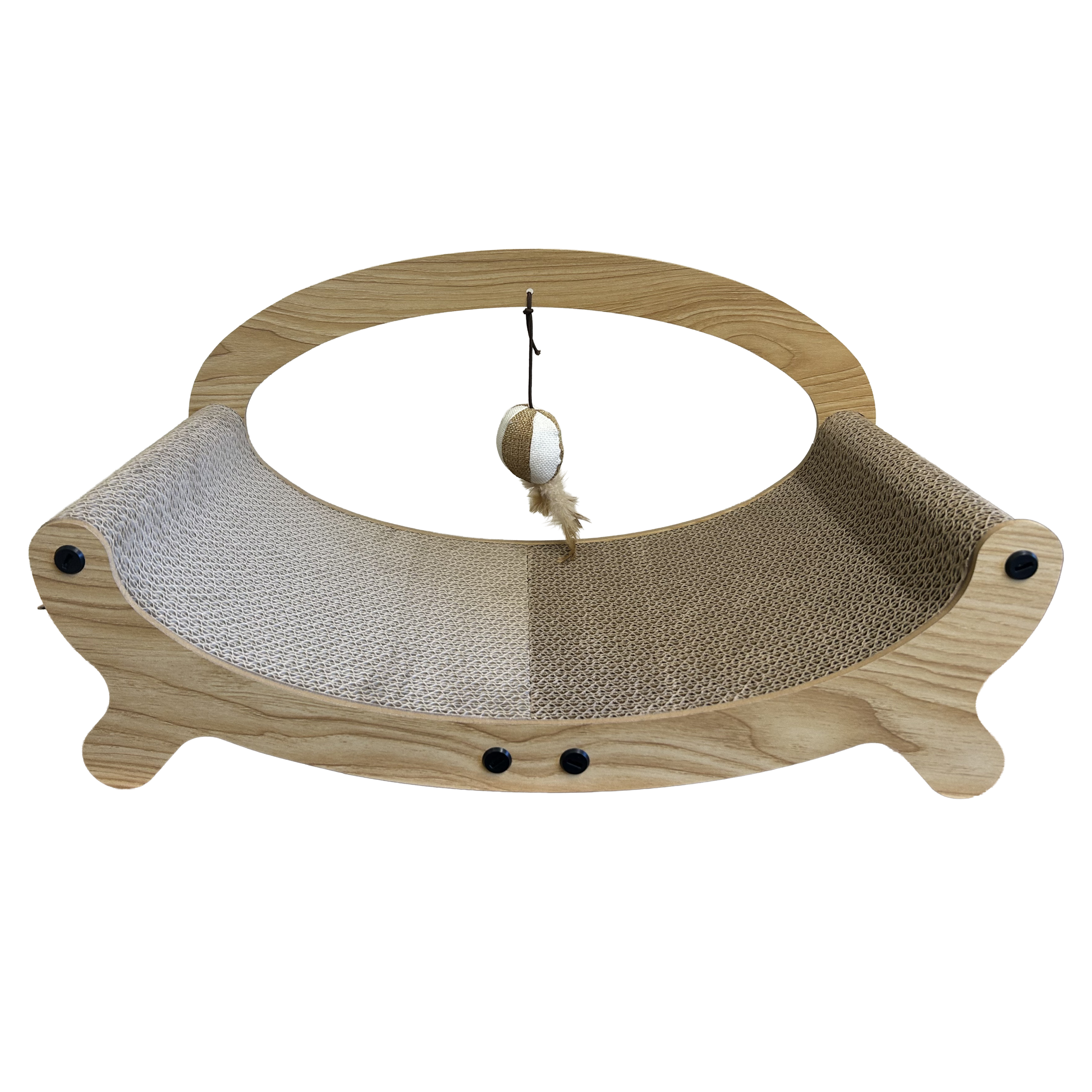 Waggin Tails Cardboard Scratcher w/Play Arch 50x26cm