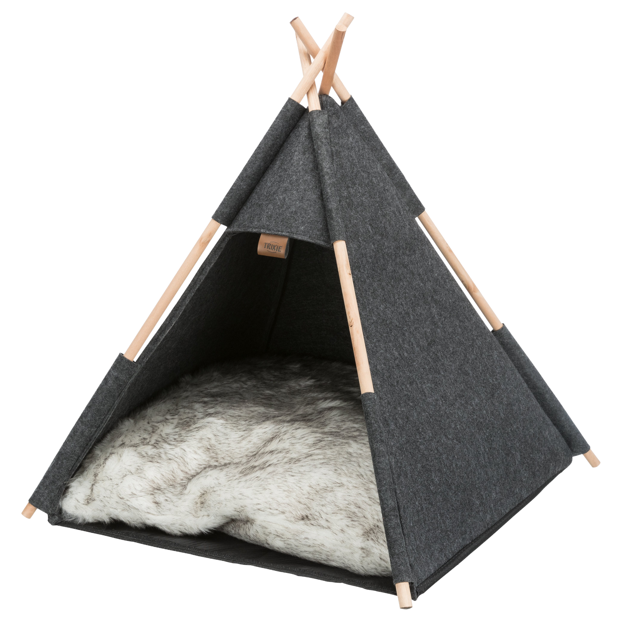 Trixie Tipi Felt Cave Dk Grey 55x65x55cm