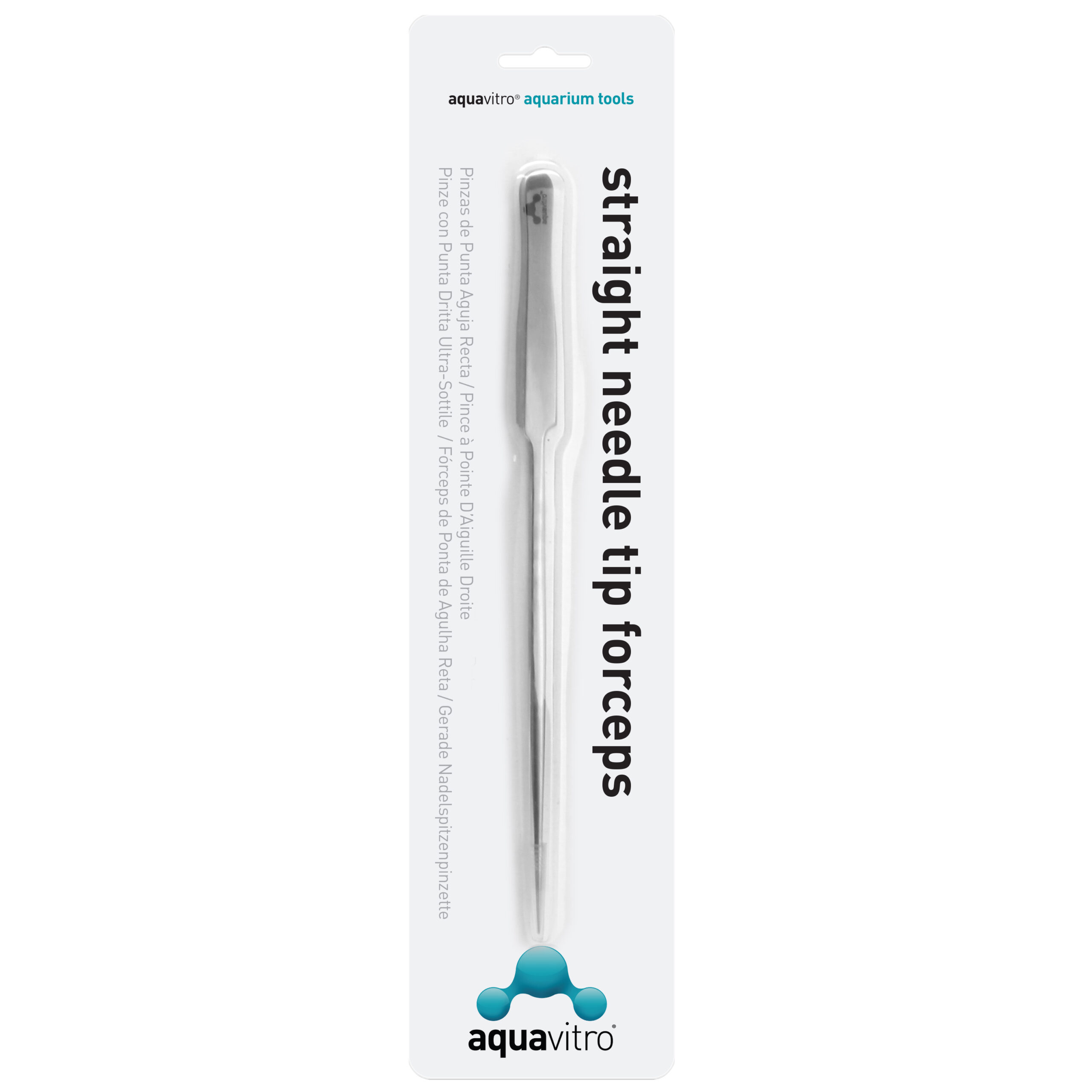 Aquavitro Straight Needle Tip Forceps 25cm