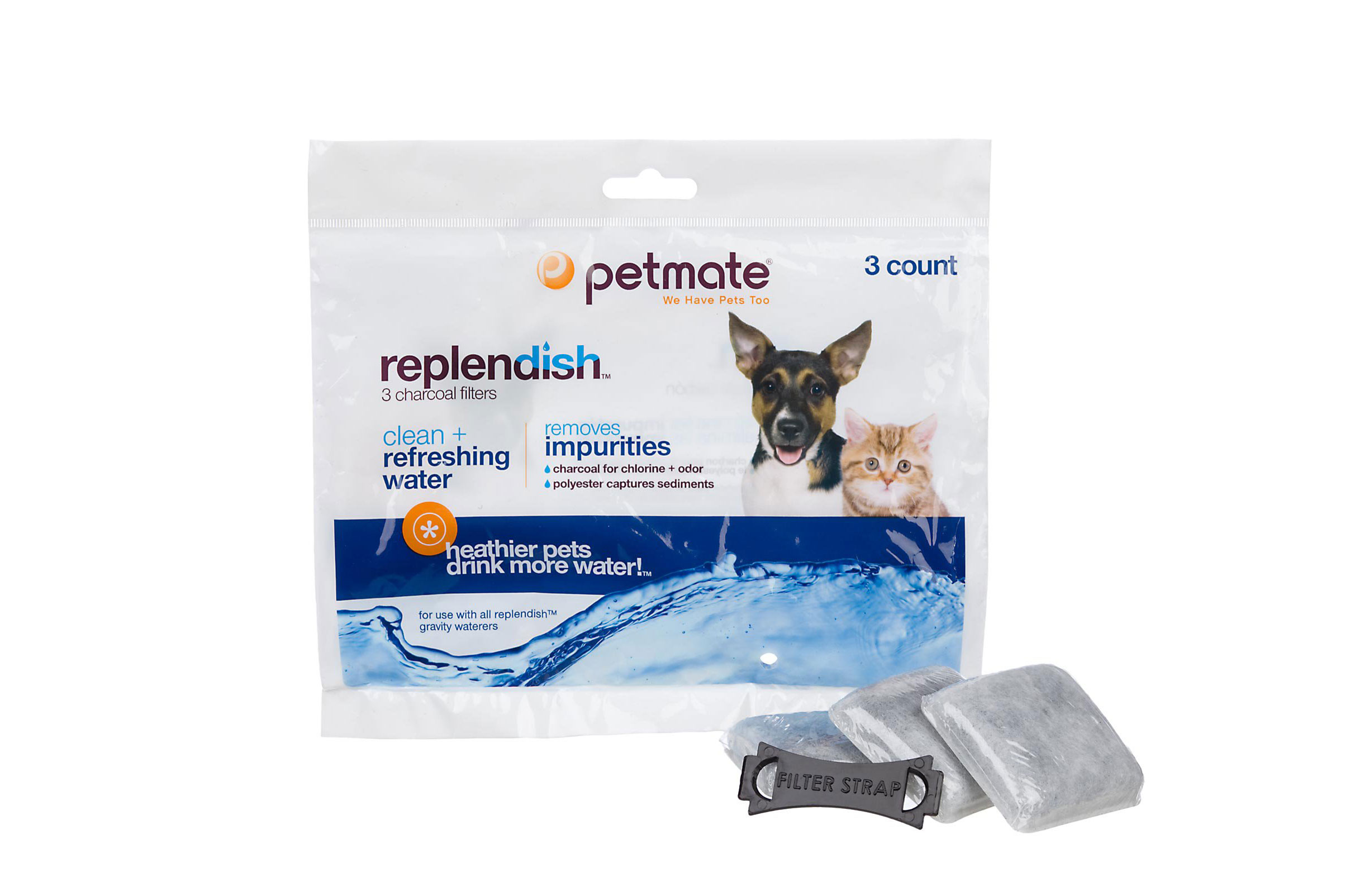 PETMATE Replenish Replacement Filter 3pk