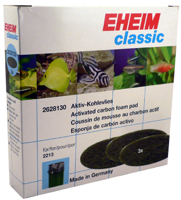 Eheim Classic 250 Filter Pad Carbon 3pk