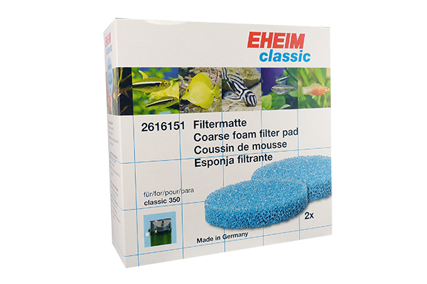 Eheim Classic 350 Filter Pad Blue 2pk