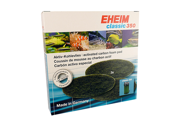 Eheim Classic 350 Filter Pad Carbon 3pk