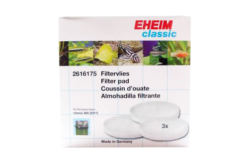 Eheim Classic 600 Filter Pad White 3pk