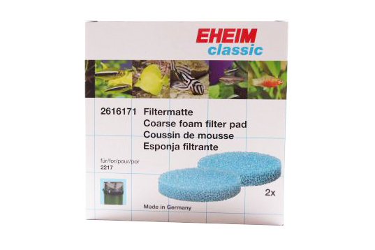Eheim Classic 600 Filter Pad Blue 2pk
