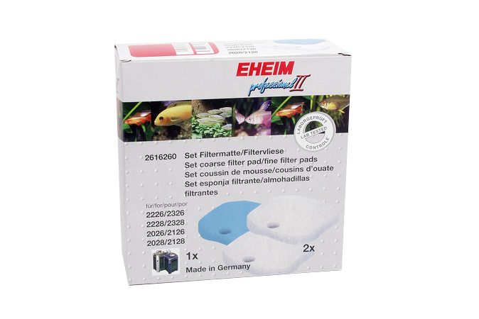 Eheim 2026/28 Filter Pads 2 White/1 Blue