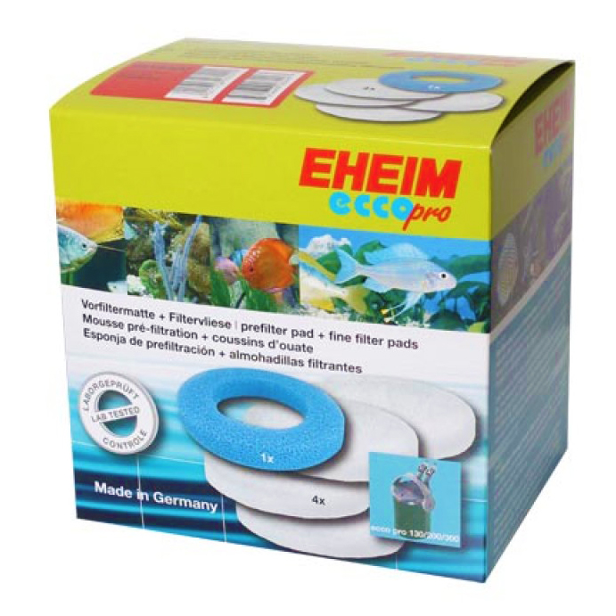 Eheim Ecco Pro Filter Pads 4 White/1 Blue