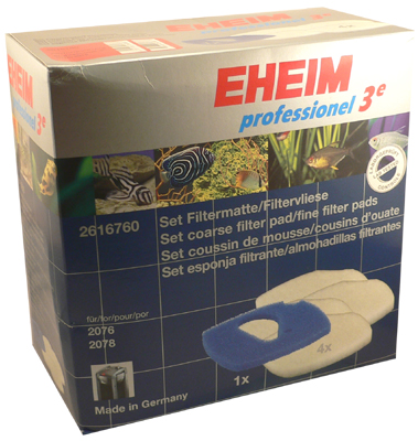 Eheim 2076/78 Filter Pads 4 White/1 Blue