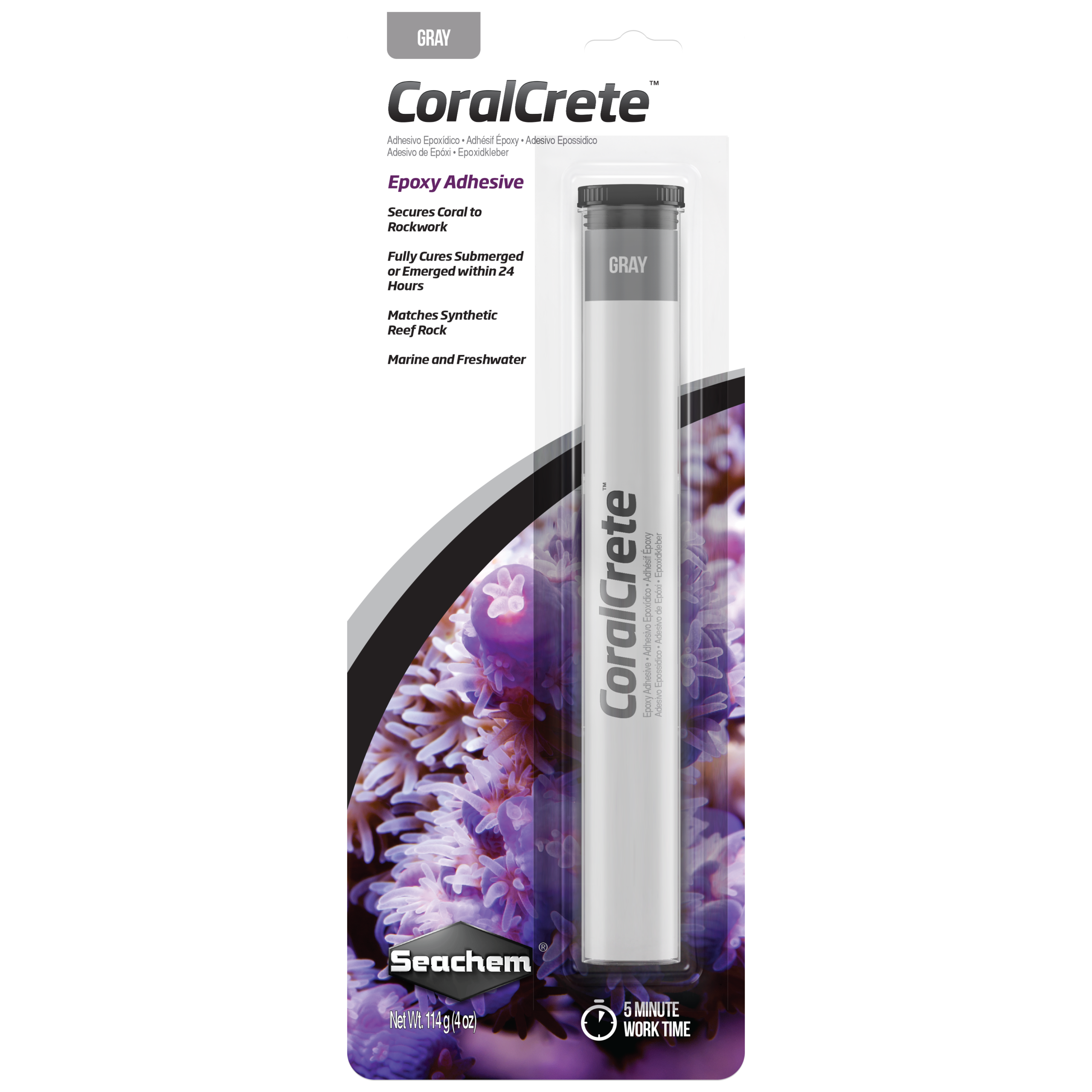 Seachem CoralCrete Gray 114g