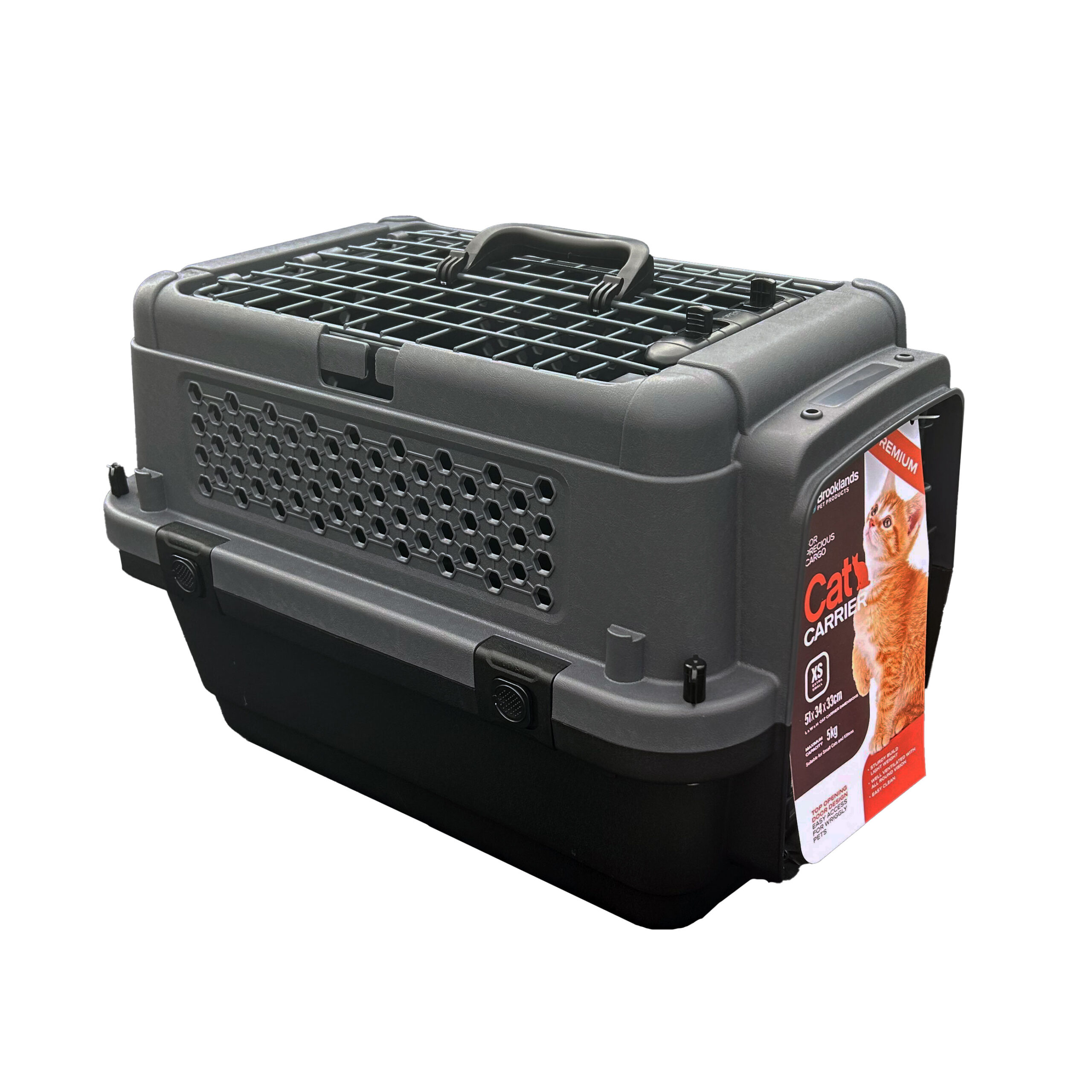 Brooklands Cat Carrier Honeycomb Top Opening XS