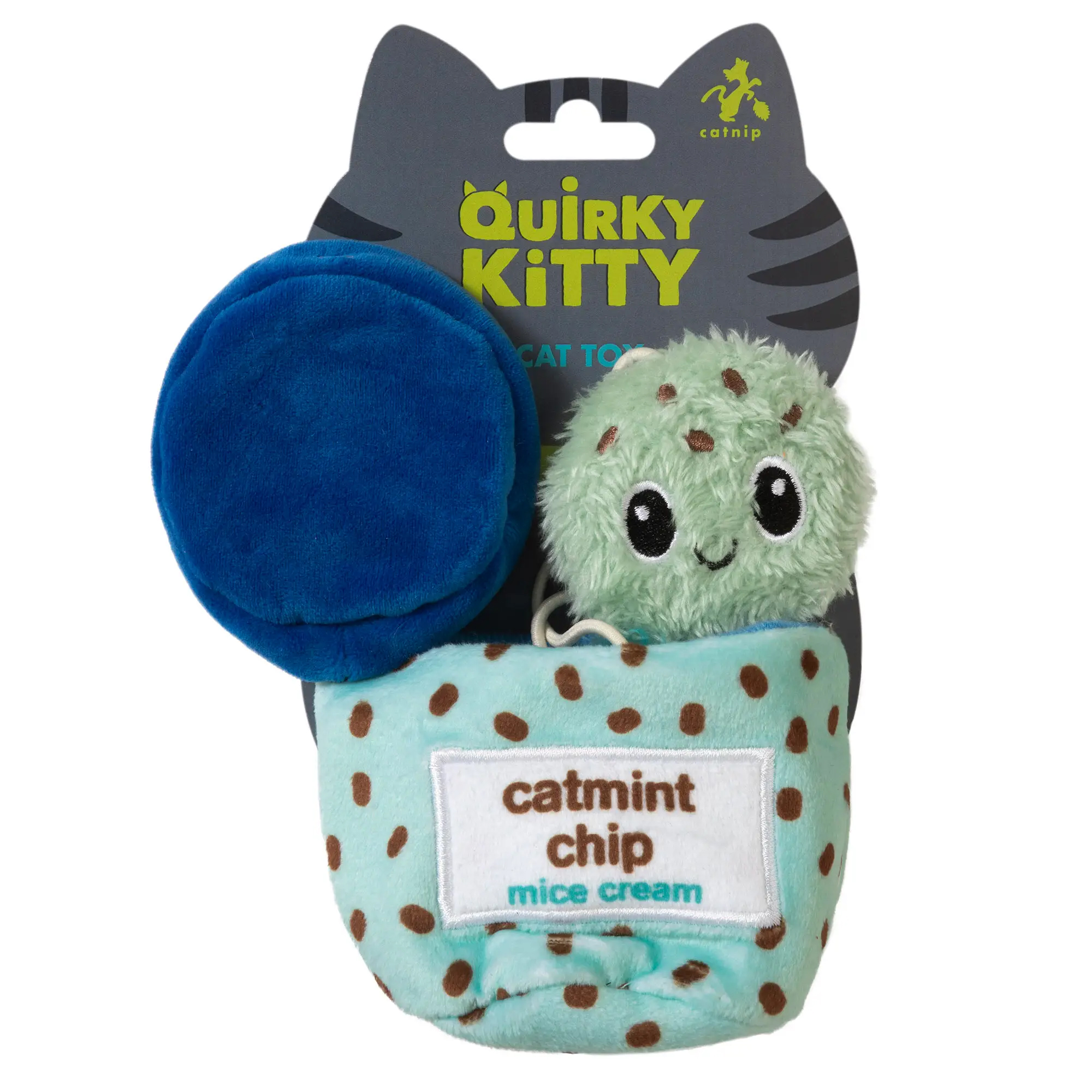 Quirky Kitty Mice Cream Hide-A-Toy – Cream