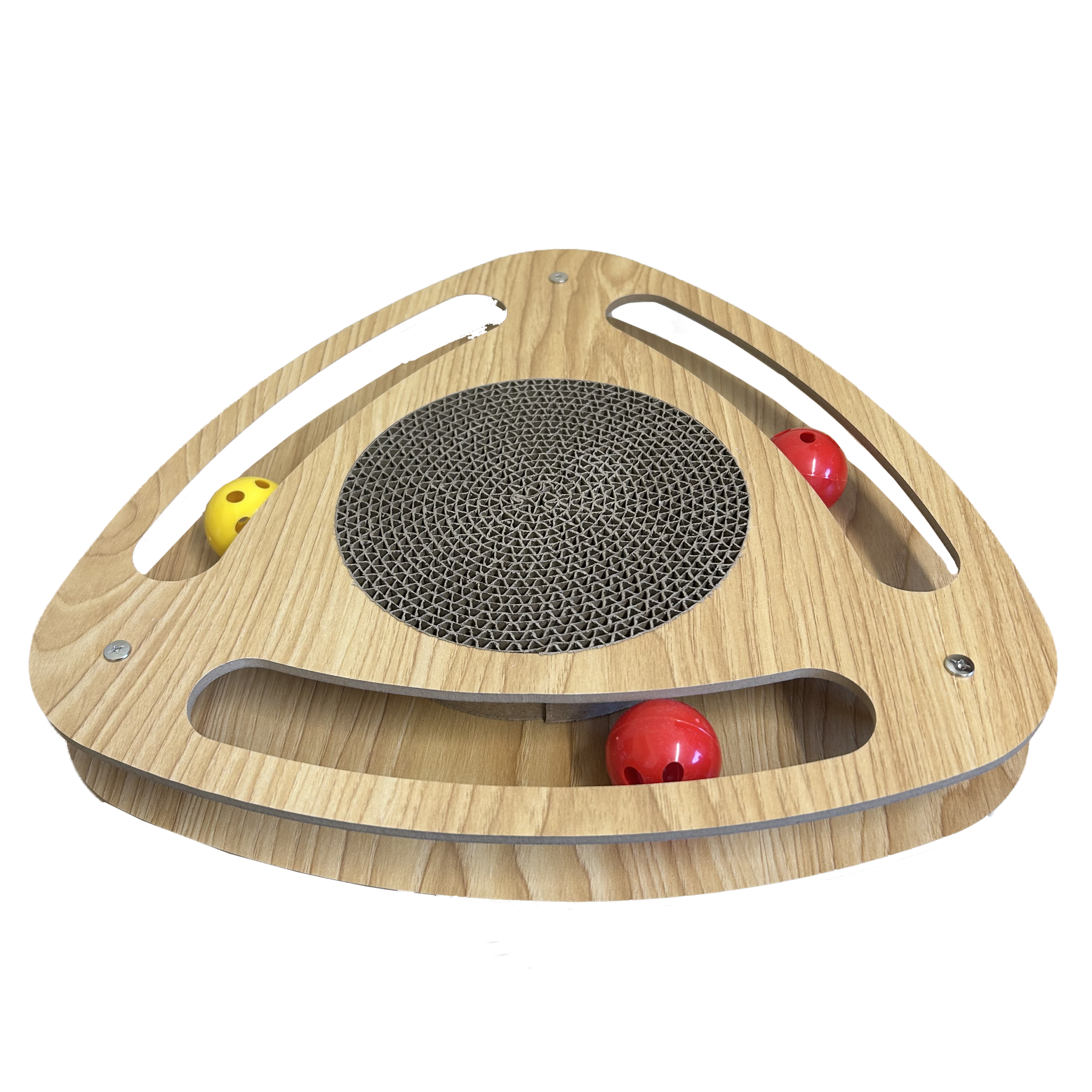 Waggin Tails Triangle Scratcher w/Ball Track 35cm