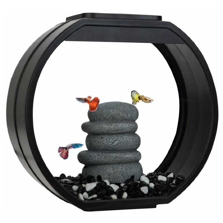 AA Deco O Aquarium 20L – Black