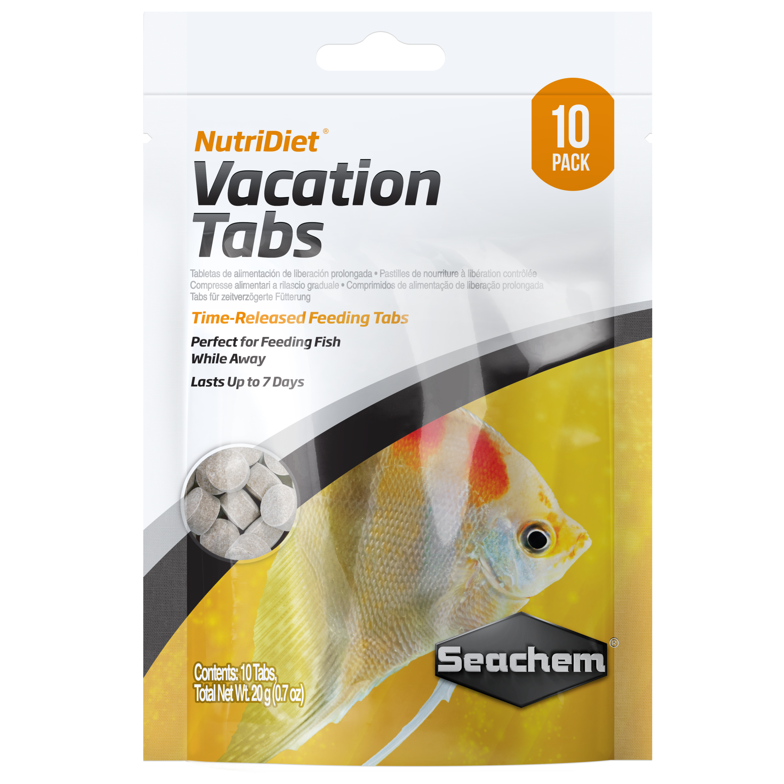 Seachem NutriDiet Vacation Tabs 10pk