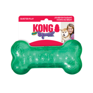 KONG Squeezz Crackle Bone Large