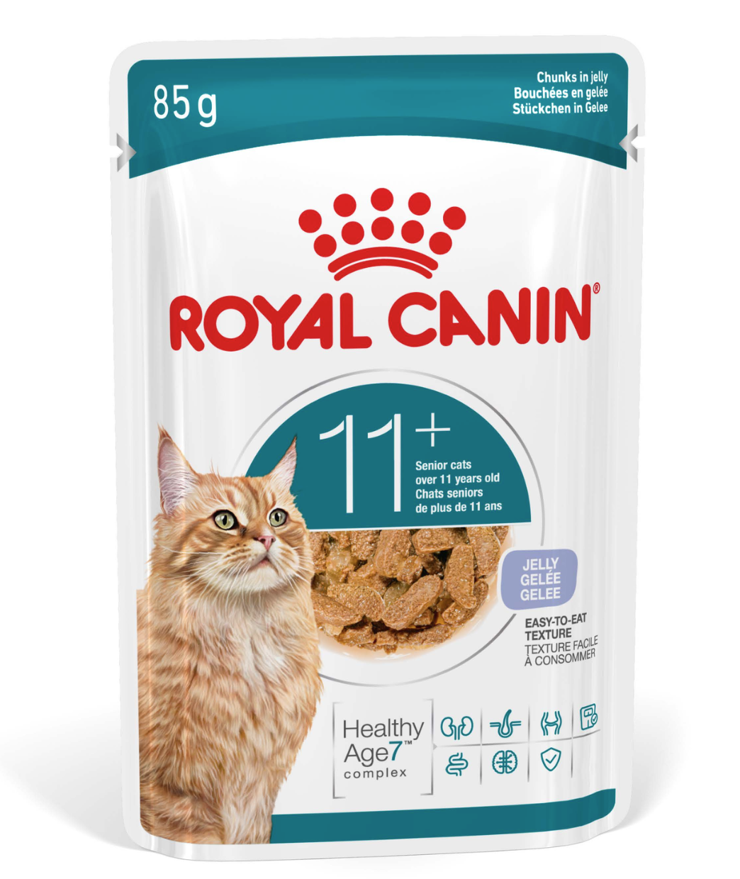 Royal Canin Ageing 11+ in Jelly Senior Wet Cat Food 85g