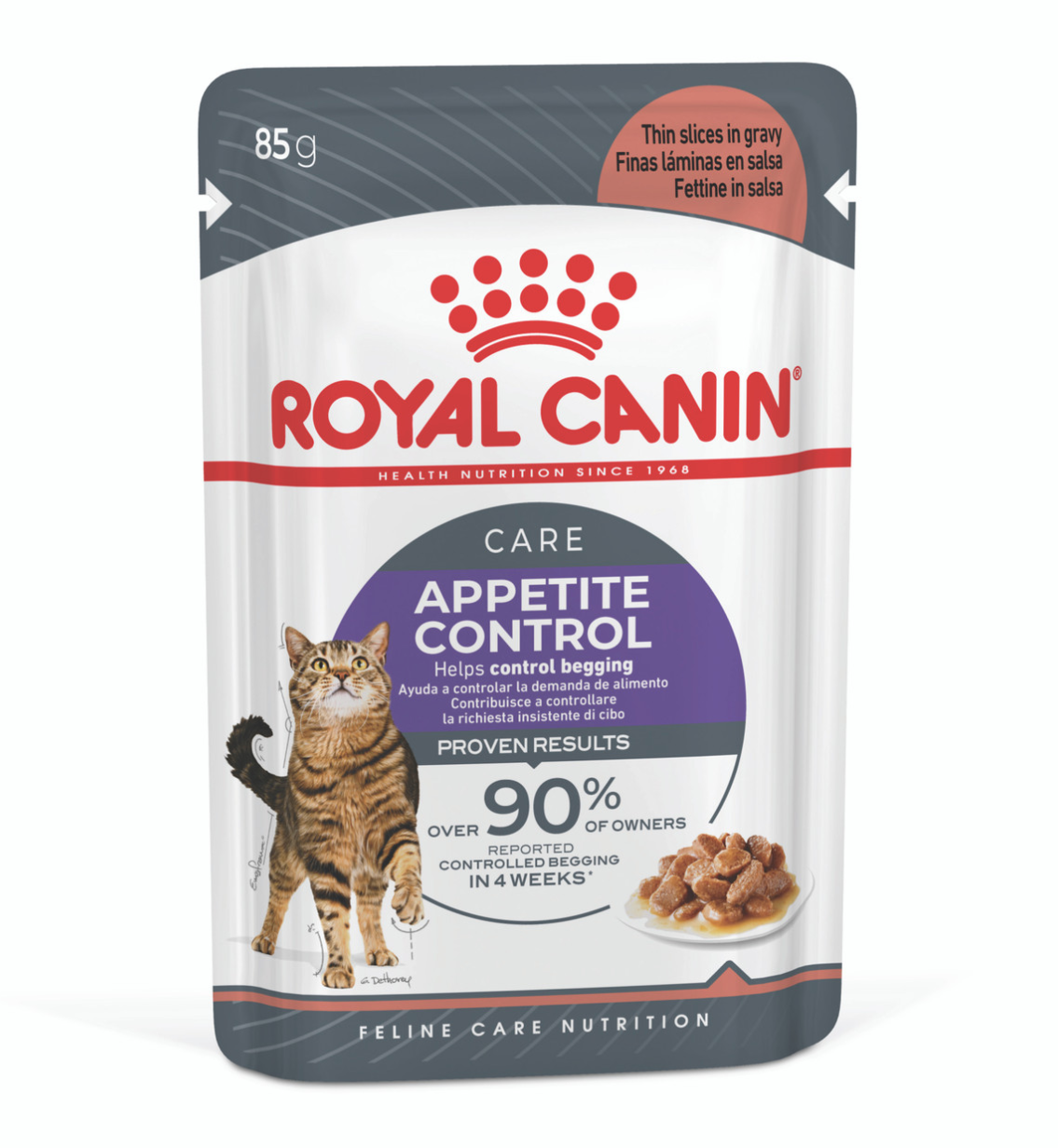 Royal Canin Appetite Control Gravy Adult Wet Cat Food 85g