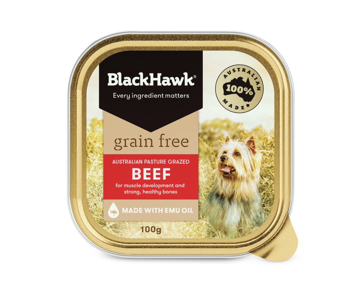 Black Hawk Grain Free Adult Beef Tinned Wet Dog Food