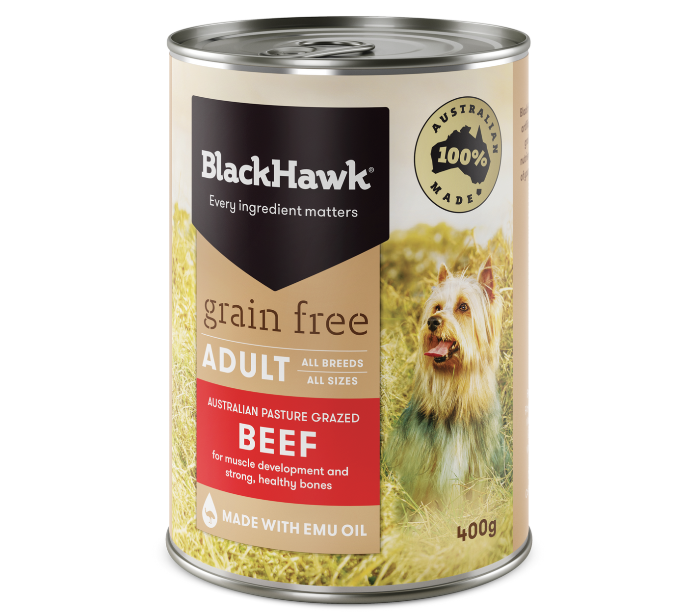 Black Hawk Grain Free Adult Beef Canned Wet Dog Food