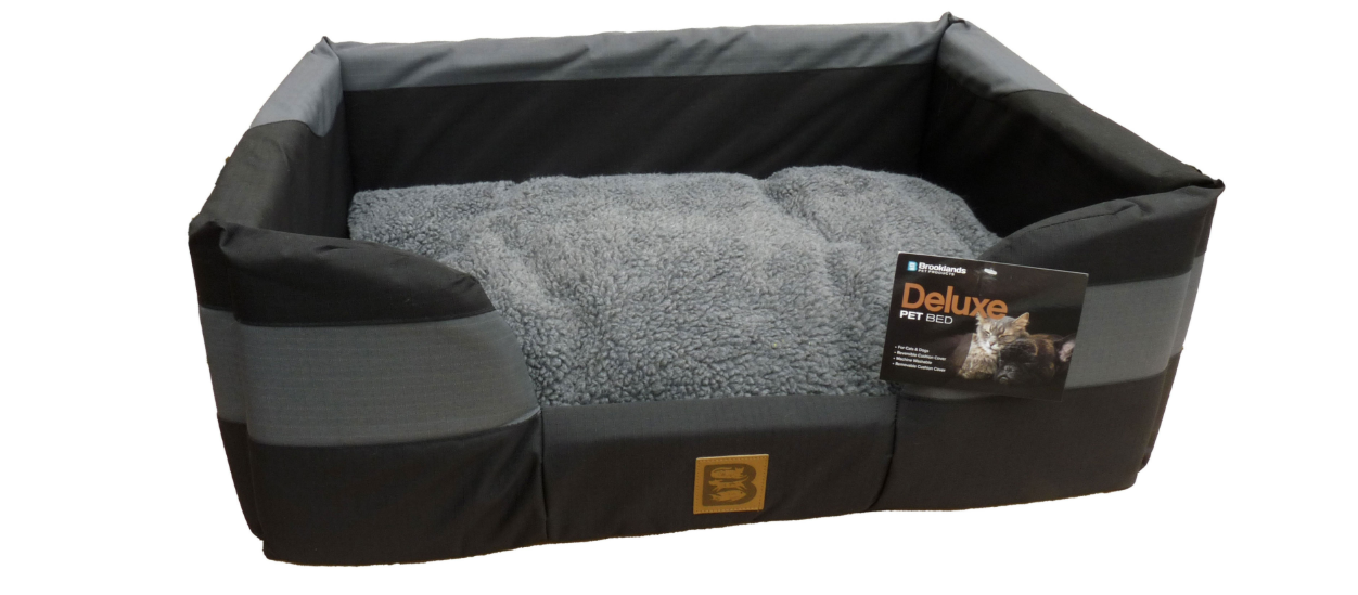 Brooklands Rectangle Bed – Dark Grey/Black – XL