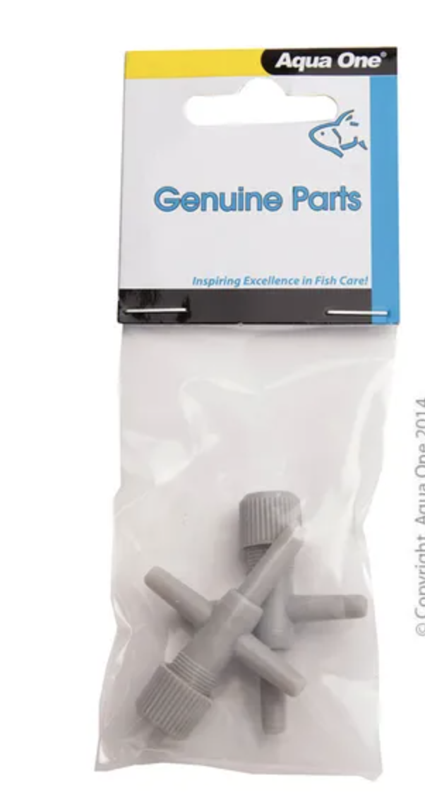 Aqua One Air Line T Control Valve (2pk)