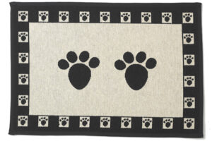 Petrageous Tapestry Placemat “Black Paws”