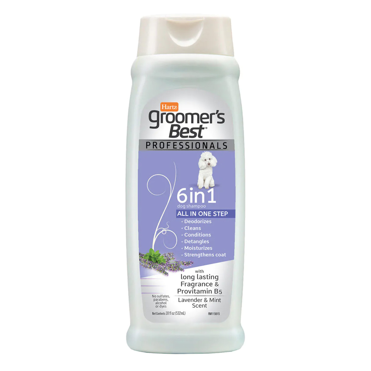 Hartz 6-in-1 Shampoo 532mL