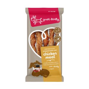 Yours Droolly Chicken Wrap Sticks Sml 5pk