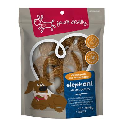 Yours Droolly  Elephants w Chick Paste 6pk