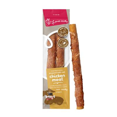Yours Droolly Chicken Wrapped Sticks Large 2pc