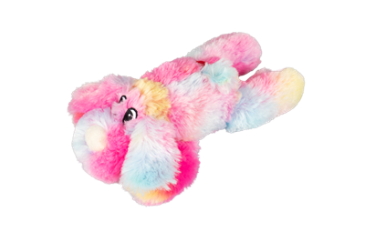 Yours Droolly Dog Toy - Rainbow Medium
