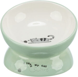 Trixie Raised Cat Bowl 13cm Sage