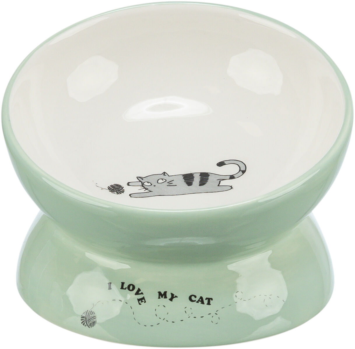 Trixie Raised Cat Bowl 13cm Sage