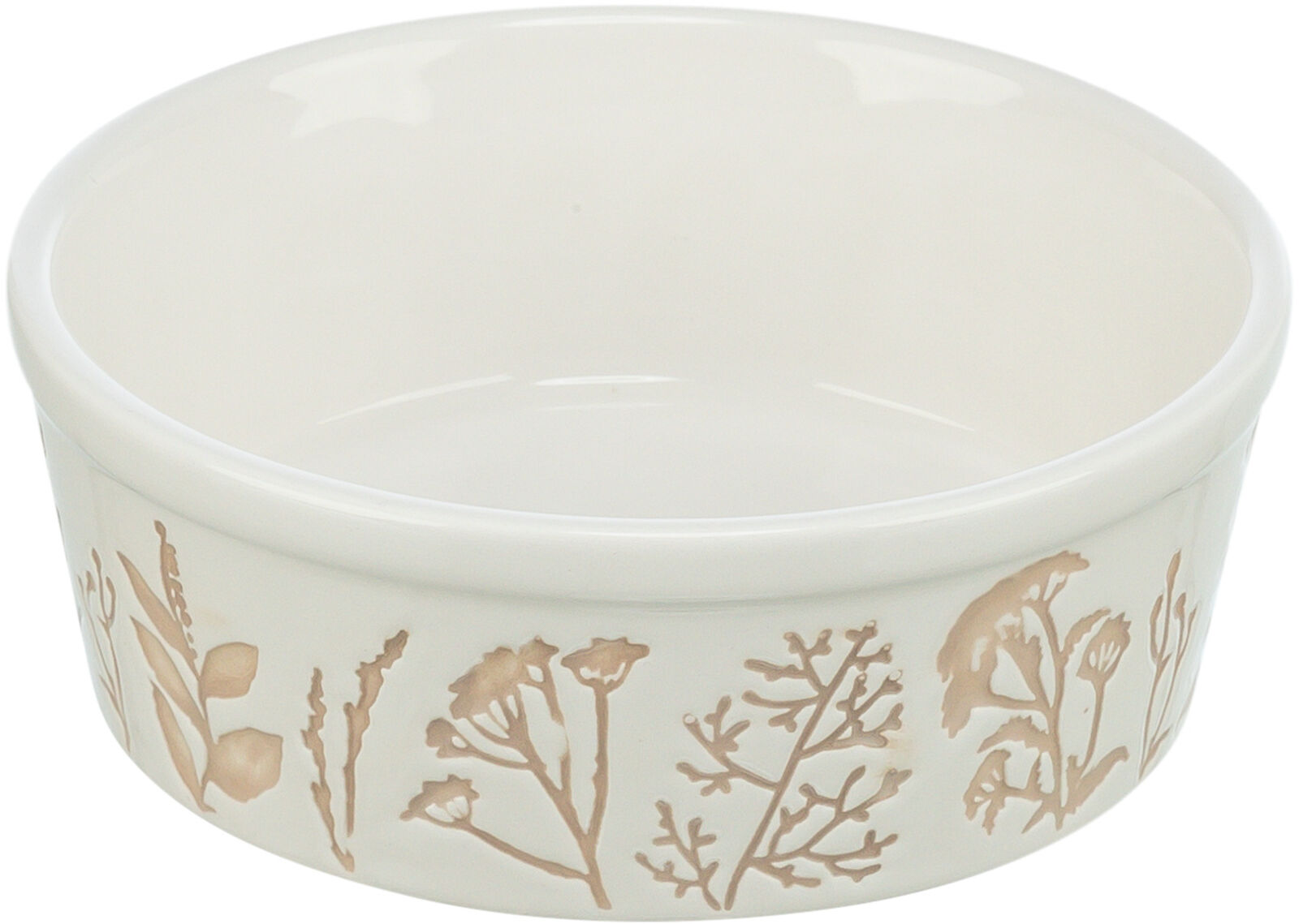 Trixie Botanic Bowl 16cm White/Taupe