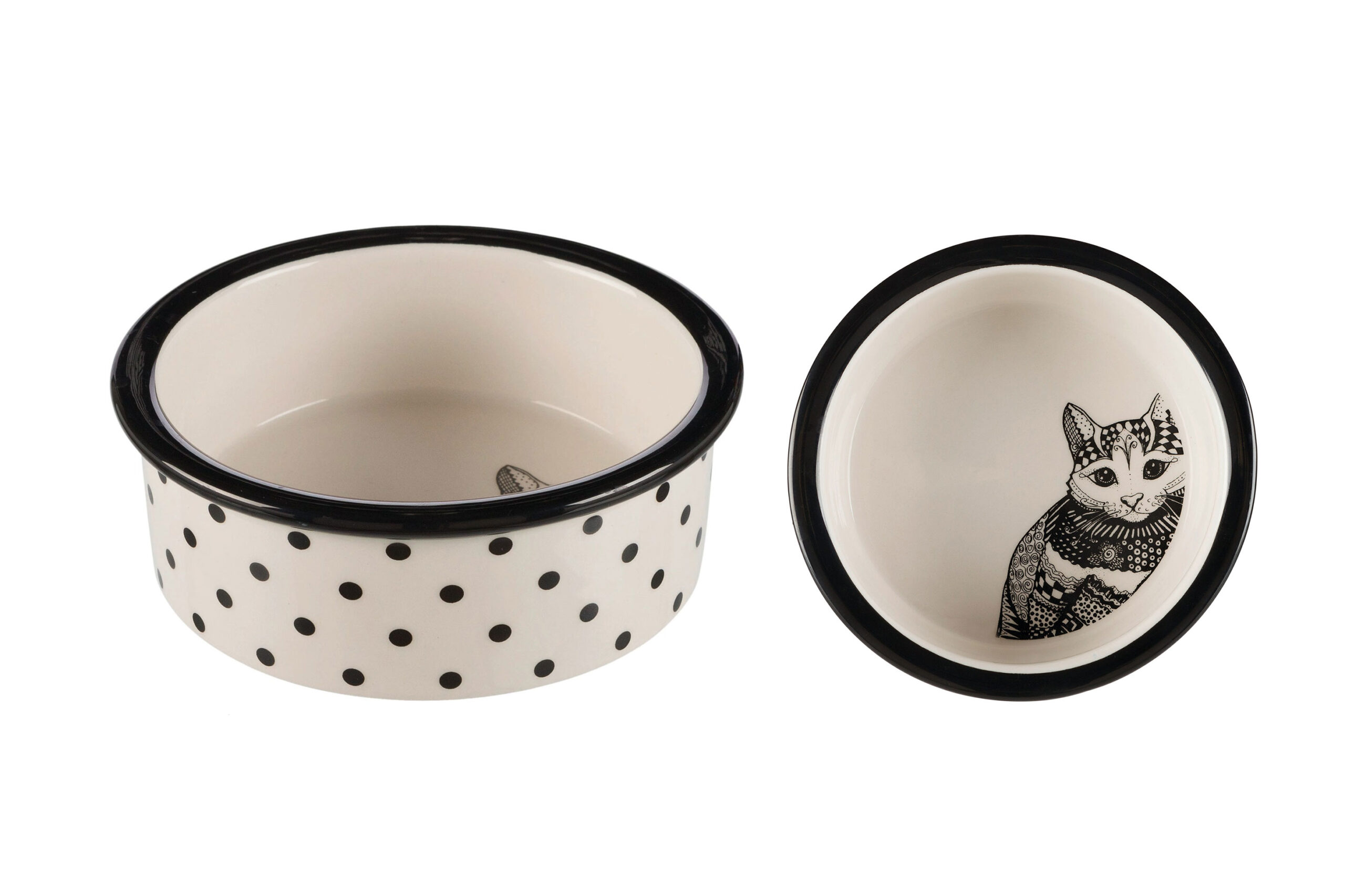 Trixie Cat Dish – Zentangle
