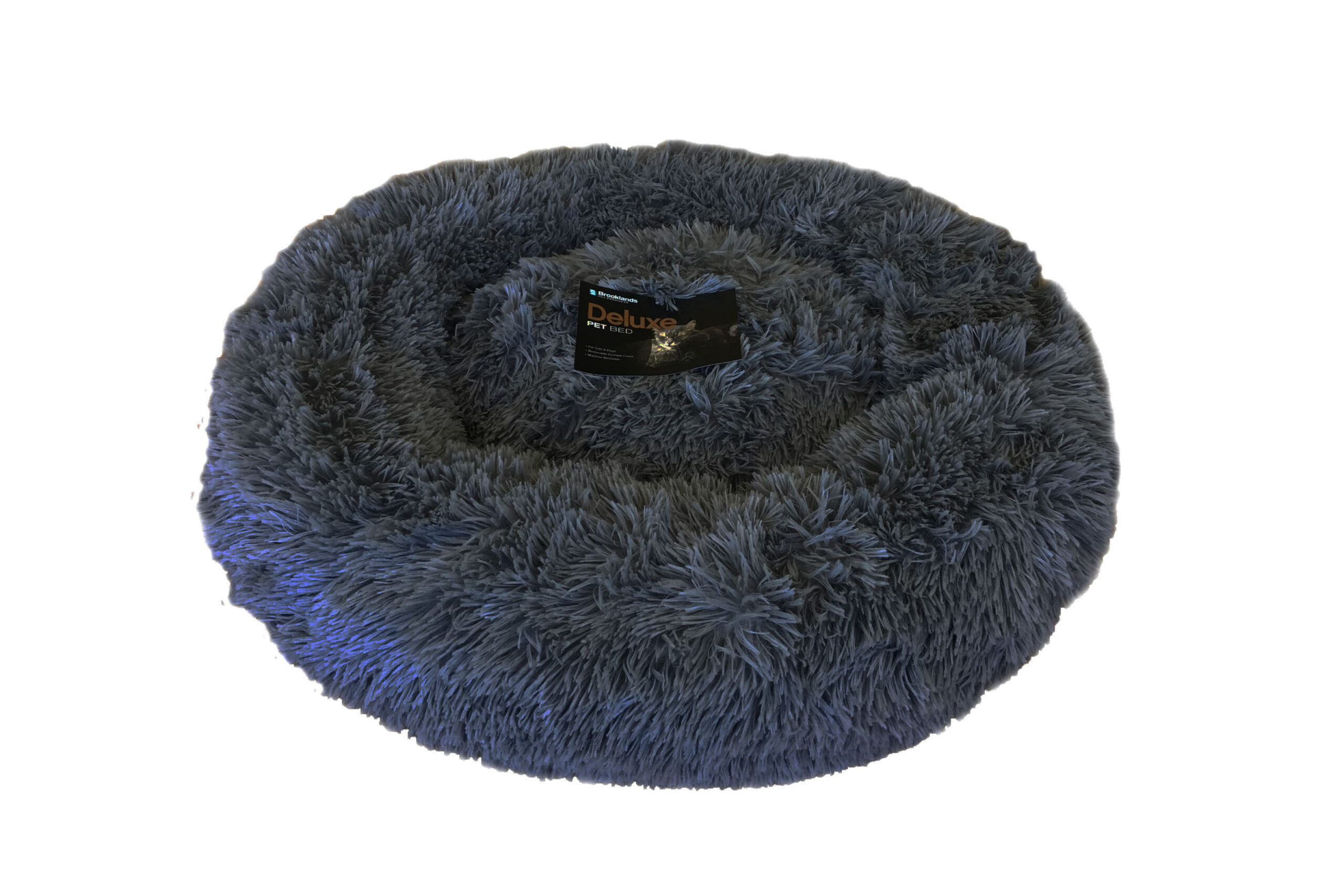 Brooklands Calming Pet Bed Charcoal – XS 50cm