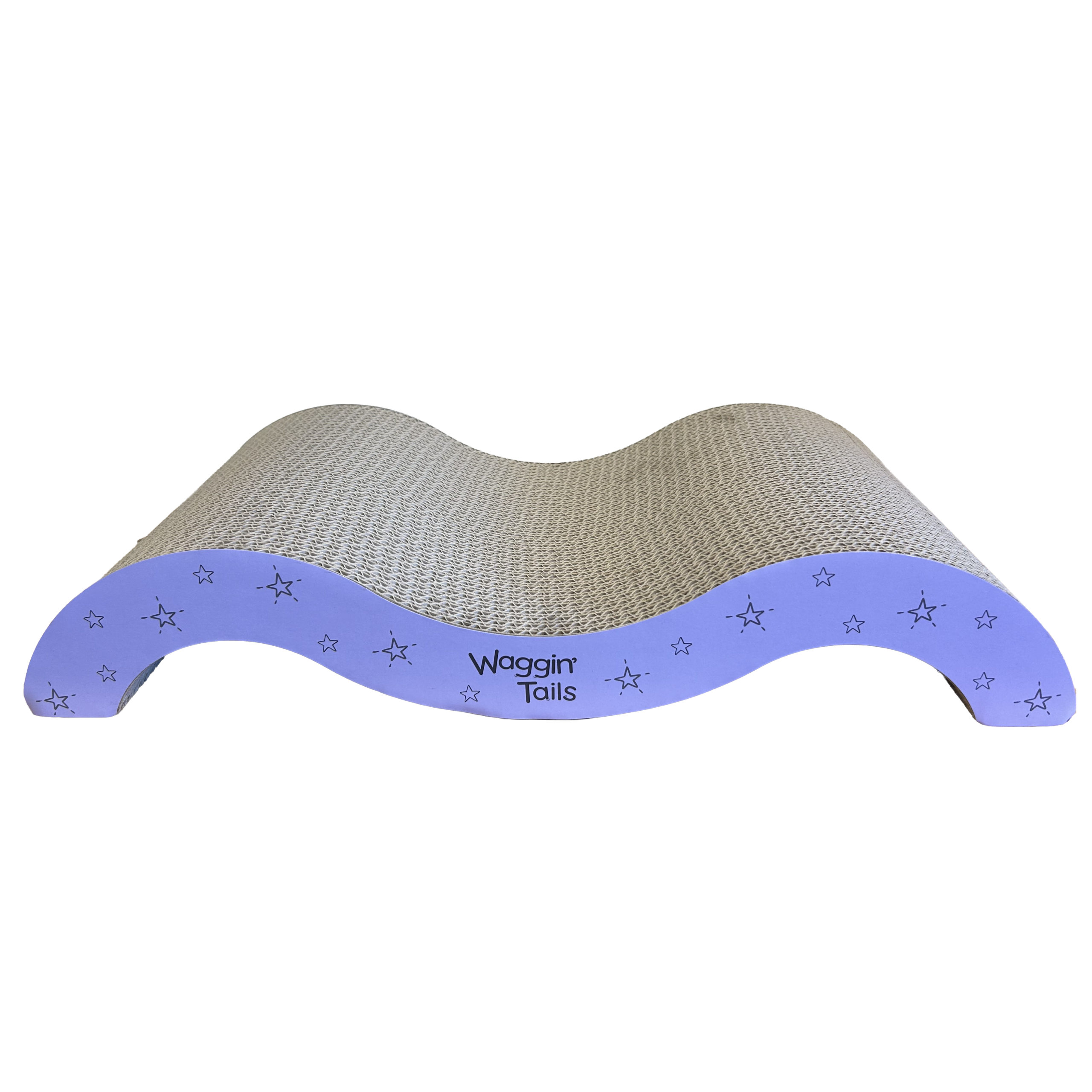 Waggin Tails Cardboard Scratcher Wave 50x23cm