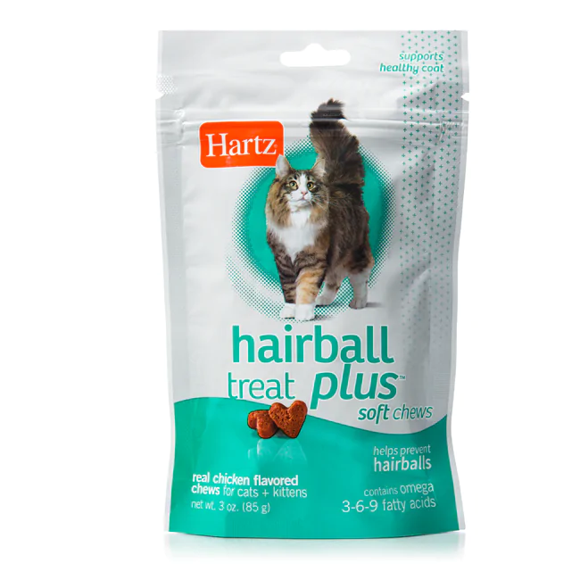 Hartz Hairball Treat Plus Chews 85g