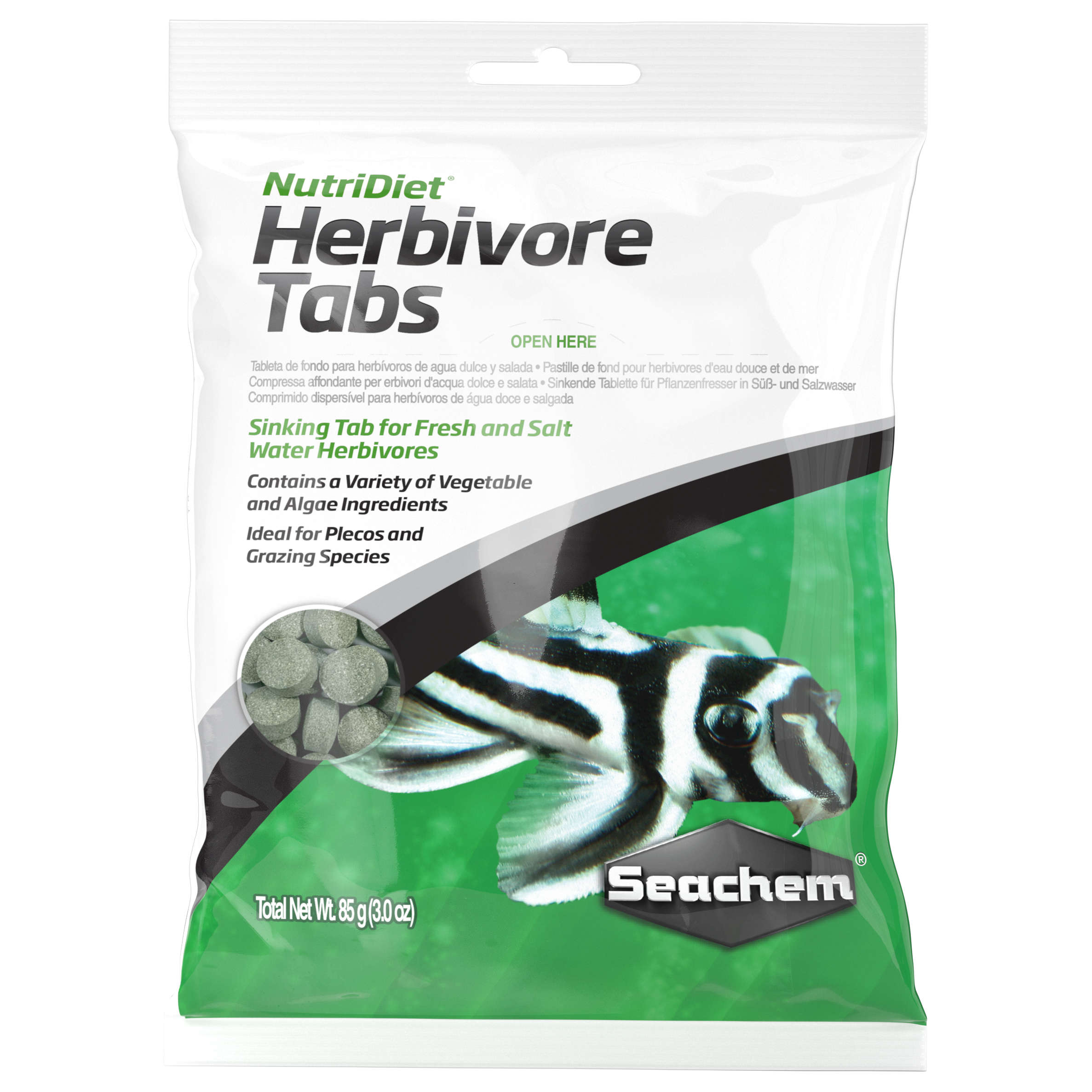 Seachem NutriDiet Herbivore Tabs 85g