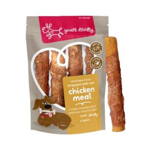 Yours Droolly Chicken Wrap Sticks Med 4pk