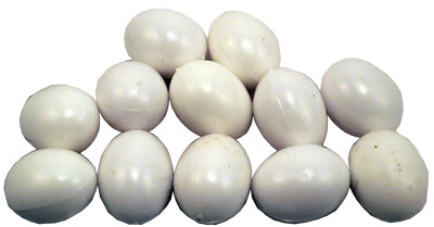 Brooklands Nest Egg Pigeon 12pk 30mm