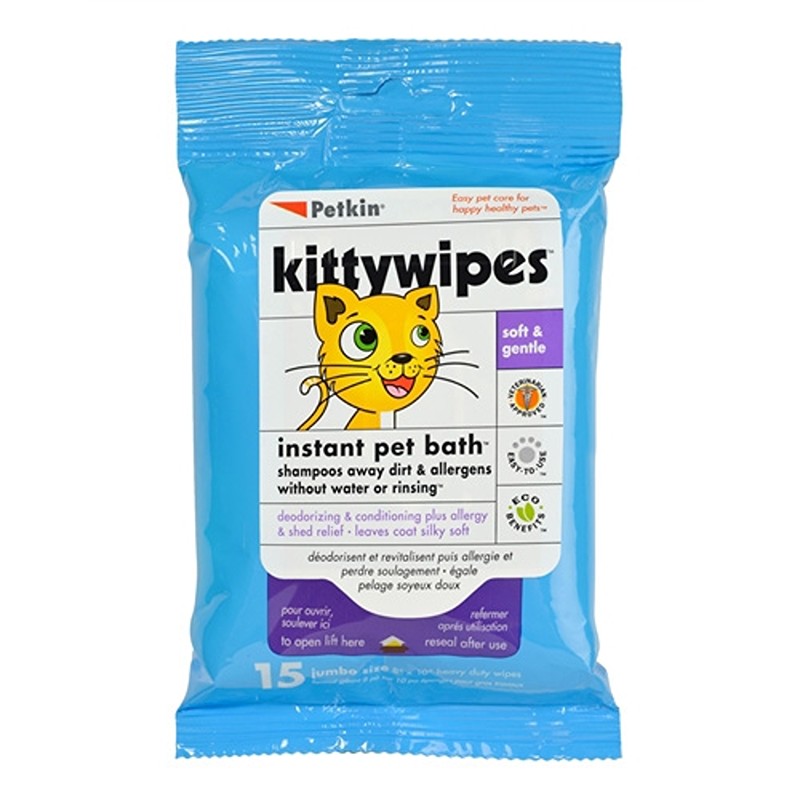 Petkin Kitty Wipes 20pk