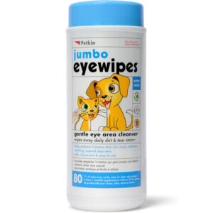 Petkin Jumbo Eye Wipes 80pk