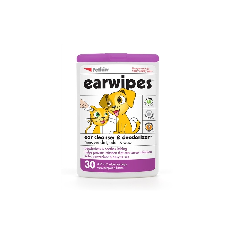Petkin Ear Wipes 30pk