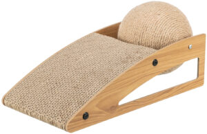 Trixie Scratching Ramp Cardboard with Jute Ball 40cm
