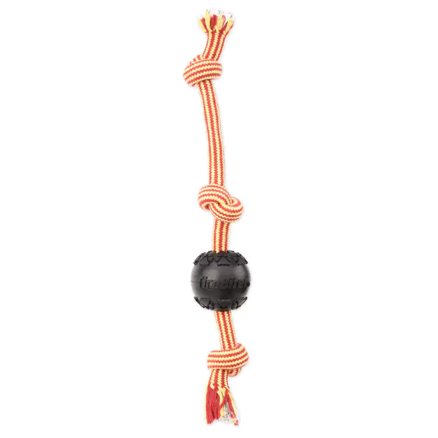 Mammoth TireBiter Treat Station Ball w/EXTRA 3 Knot Tug 50cm