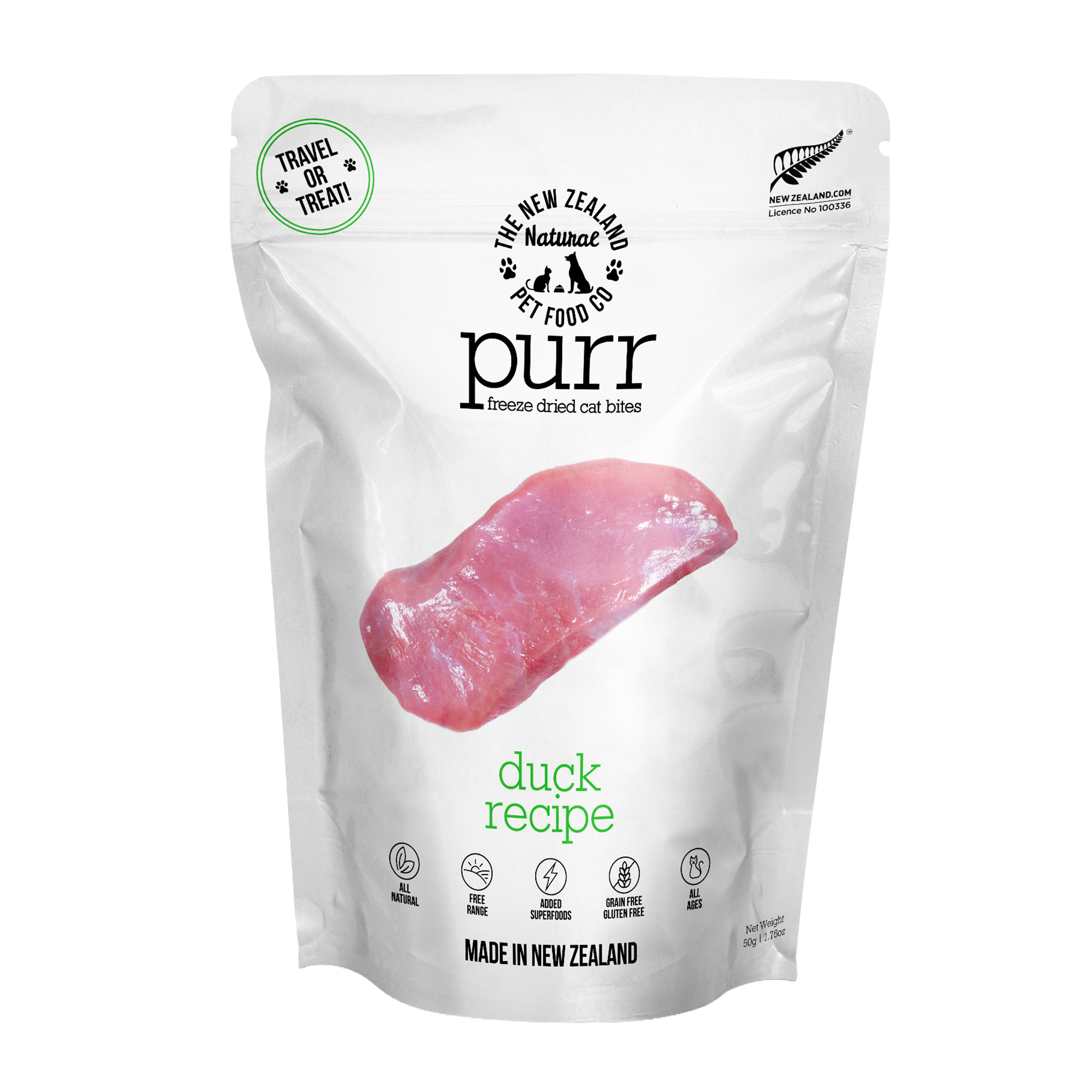 NZ Natural Purr Duck 50g