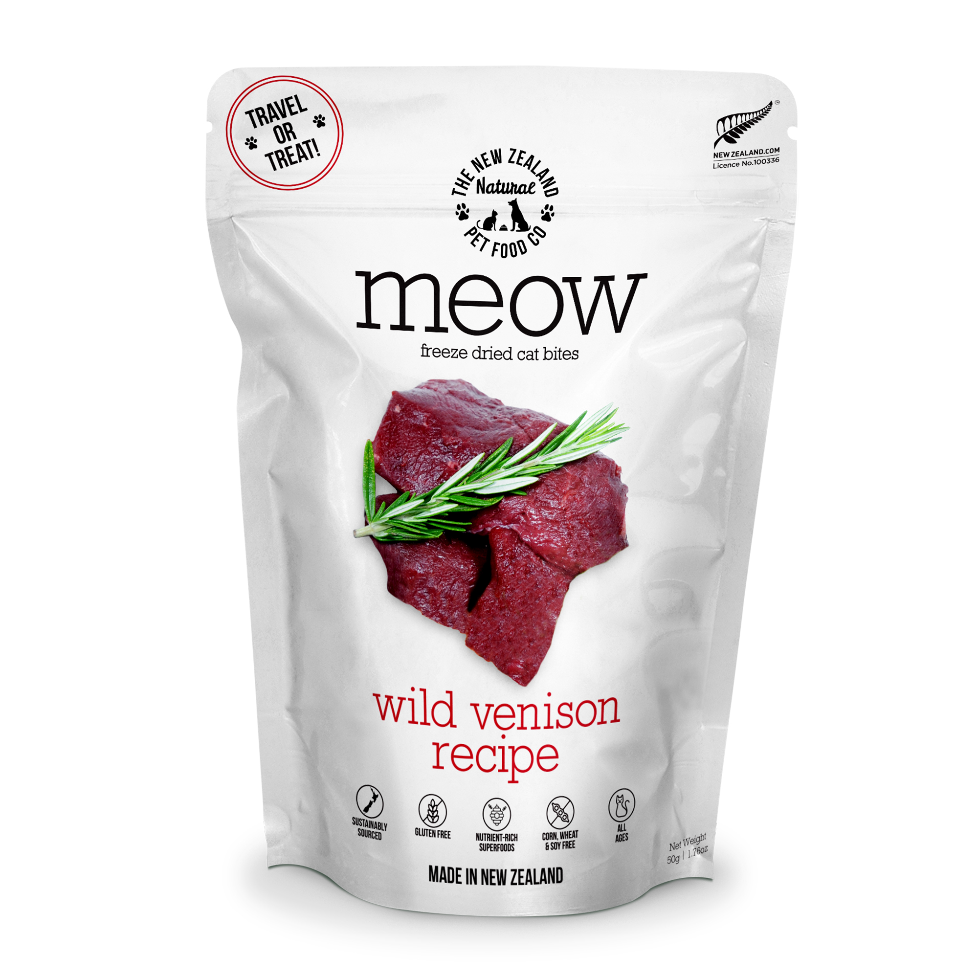 NZ Natural Meow Wild Venison 50g