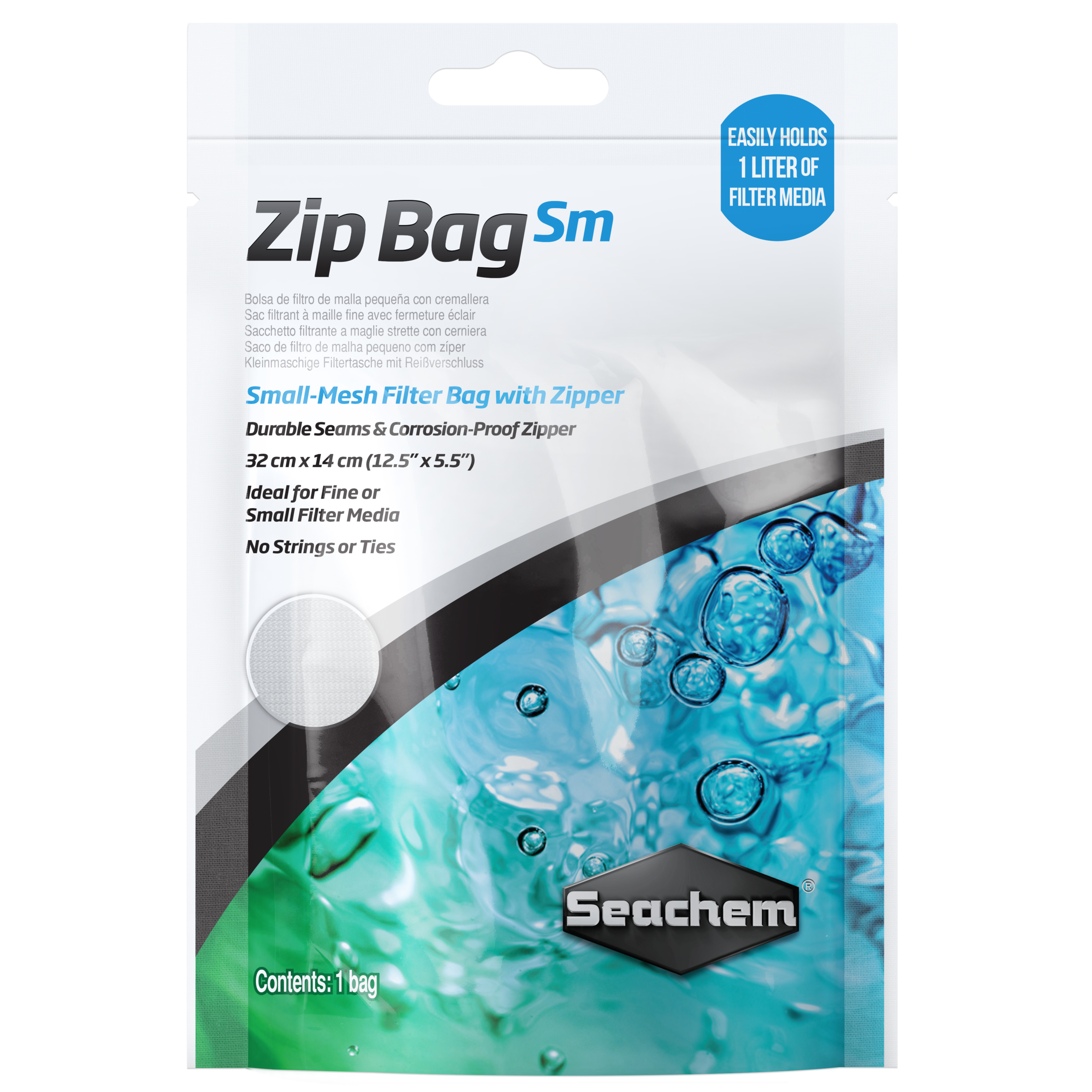 Seachem Zip Bag fine mesh – 32x14cm