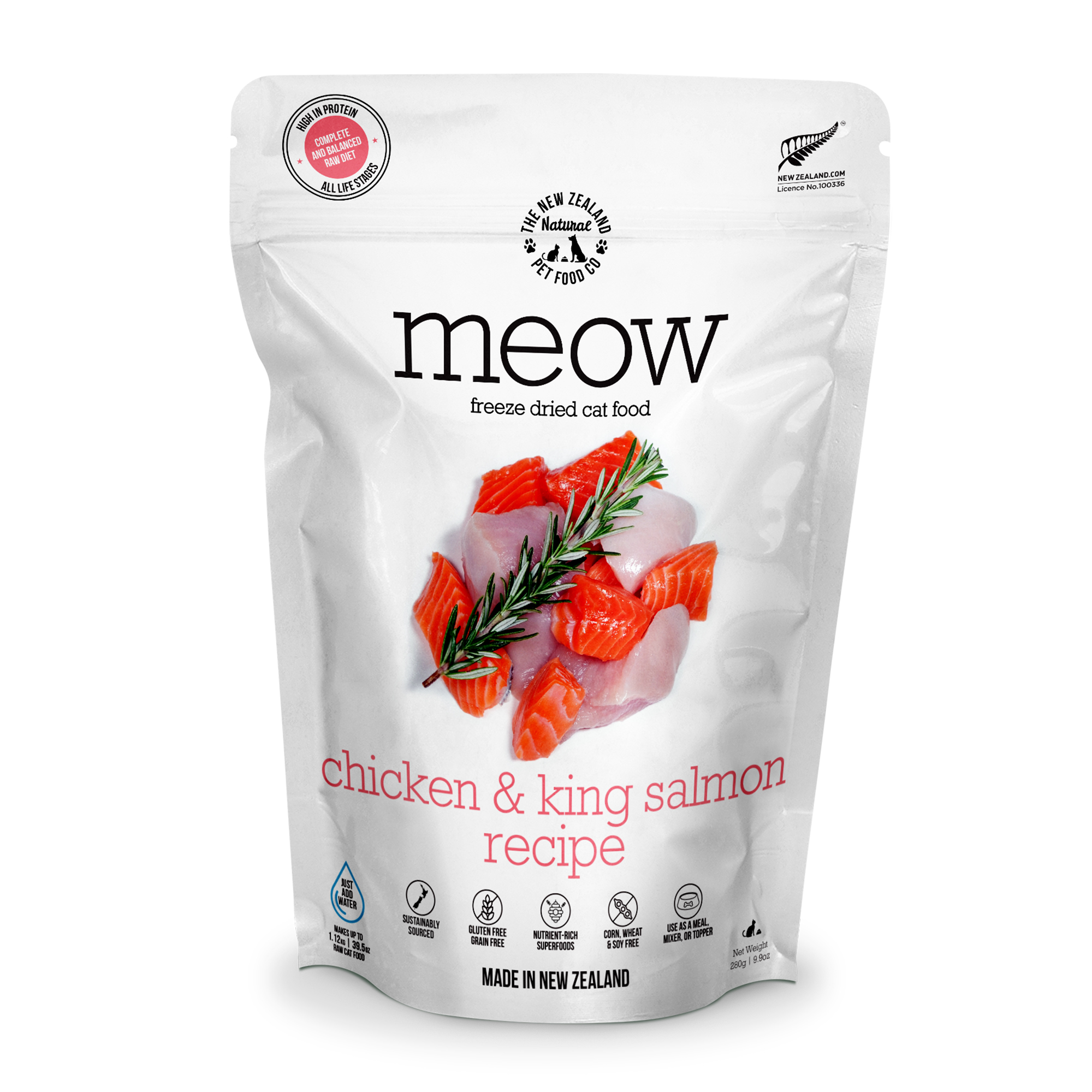 NZ Natural Meow Chicken & Salmon 280g